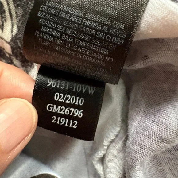 Harley-Davidson Women's L‎ Graphic Tee Dragon Wings All Over Print T-Shirt USA - Picture 9 of 11